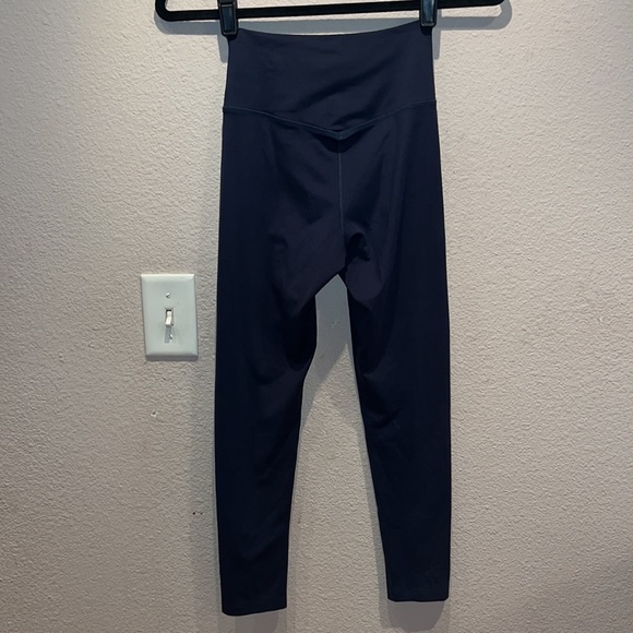 Girlfriend Collective XS Navy Blue Leggings - Picture 5 of 9